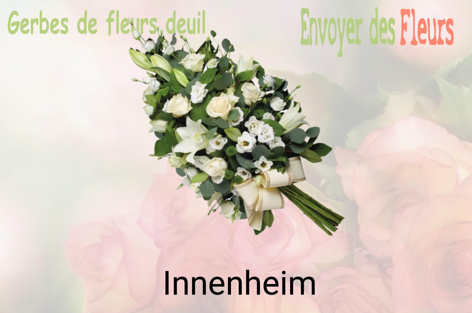 Gerbe de fleurs de deuil livrée à Innenheim